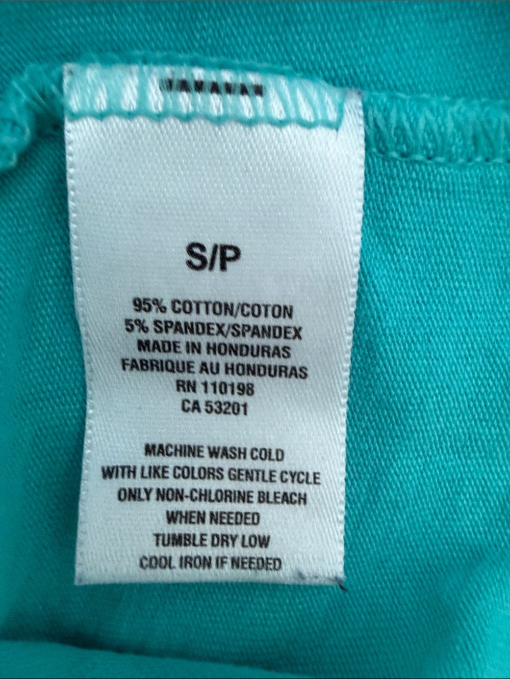 Aeropostale Women’s Spaghetti Strap Tank Tops, Black & Teal, Size Small - Picture 8 of 14